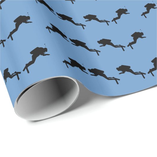 Cadeauverpakking - Scuba Divers Cadeaupapier (Rol Hoek)