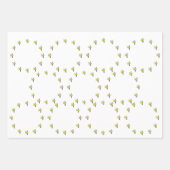 Cadeauverpakking Set - Daffodil bloesems X 3 Inpakpapier Vel (Voorkant 3)