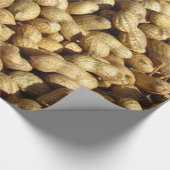 Cadeauverpakking - stapel pinda's cadeaupapier (Hoek)