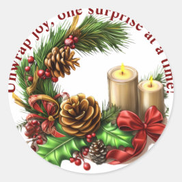 Cadeauverpakking sticker