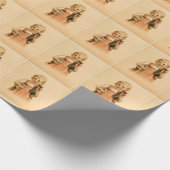 Cadeauverpakking - twee Kittens Cadeaupapier (Hoek)