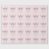 Cadeauverpakking voor Unicorn Cadeaupapier (Vlak)