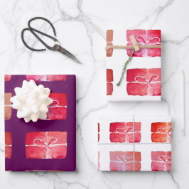 Cadeauverpakking winter verjaardagsvakantie inpakpapier vel