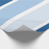 Cadeauverpakkings papier Baby Blues Streep (Hoek)