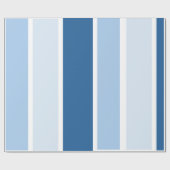Cadeauverpakkings papier Baby Blues Streep (Vlak)