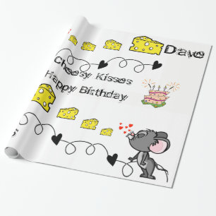Cadeauverpakkings Papier Kaasachtige Muisachtige K