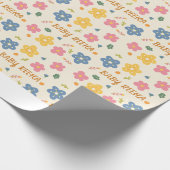 Cadeauverpakkings papier voor babyshower (Hoek)