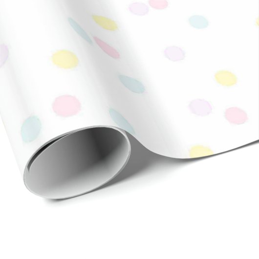 Cadeauverpakkings papier voor babyshower met confe (Rol Hoek)