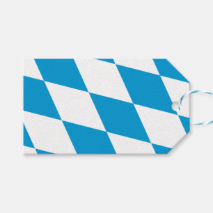 Cadeauvlag met Label van Beieren, Duitsland Cadeaulabel