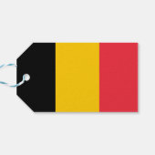 Cadeauvlag met Label van België Cadeaulabel (Achterkant Horizontaal)