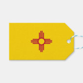 Cadeauvlag met Label van de staat New Mexico, Vere Cadeaulabel (Voorkant (Horizontaal))