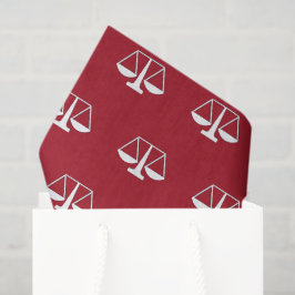 Cadeauweefsel van zijdepapier voor advocatenfeest tissuepapier