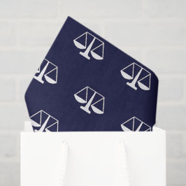 Cadeauweefsel voor advocatenfeestje tissuepapier