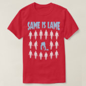 Cadeauweergave hetzelfde is een naam t-shirt (Design voorkant)