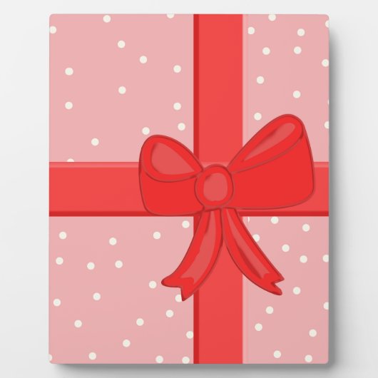 cadeauwikkel lint fotoplaat (Voorkant)