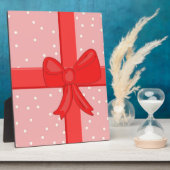 cadeauwikkel lint fotoplaat (Zijkant)