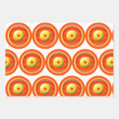 Cadeauwikkelset - Concentrische cirkels in patrone Inpakpapier Vel (Voorkant 2)