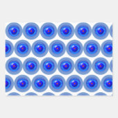 Cadeauwikkelset - Concentrische cirkels in patrone Inpakpapier Vel (Voorkant)