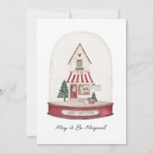 Cadeauwinkel Christmas Kaart (Achterkant)