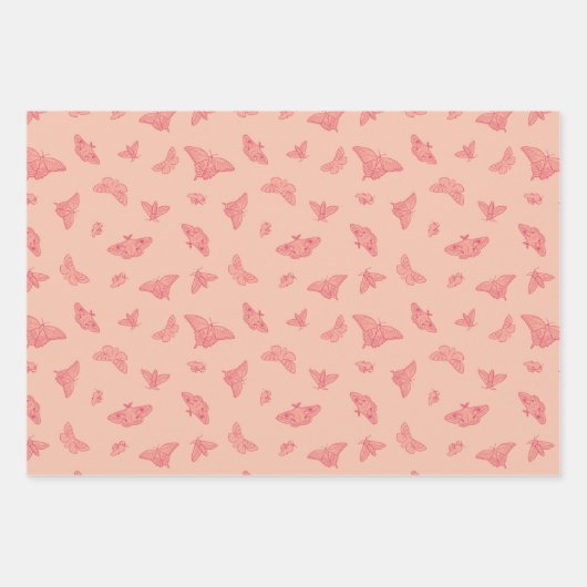 Cadeauwinkelset Moderne Rozentuin Inpakpapier Vel (Voorkant 2)