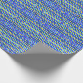 Cadeauwrap Roll Blue Stripes Cadeaupapier (Hoek)