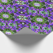 Cadeauwrap Roll Woodland Violets Cadeaupapier (Hoek)