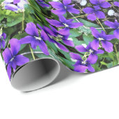 Cadeauwrap Roll Woodland Violets Cadeaupapier (Rol Hoek)