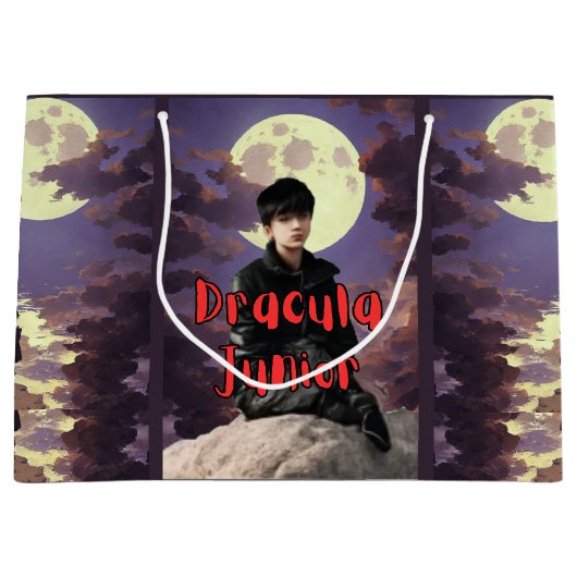 Cadeauzak - groot - Dracula Junior Groot Cadeauzakje (Voorkant)