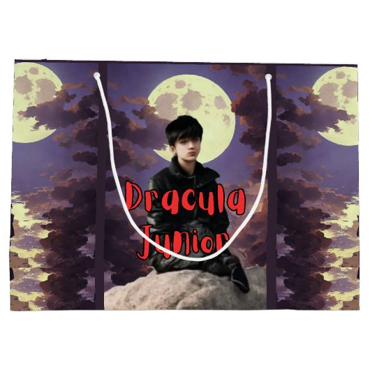 Cadeauzak - groot - Dracula Junior Groot Cadeauzakje (Achterkant)