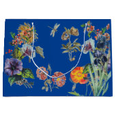 Cadeauzak in BLAUW Groot Cadeauzakje (Voorkant)