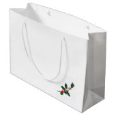 CADEAUZAK KERST BULLDOG MET SINAASAPPEL TABBY GROOT CADEAUZAKJE (Achterkant Gekanteld)