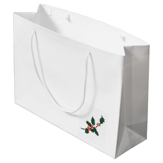 CADEAUZAK KERST BULLDOG MET SINAASAPPEL TABBY GROOT CADEAUZAKJE (Achterkant Gekanteld)