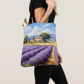 Cadeauzak met lavendel tote bag (Dichtbij)