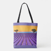 Cadeauzak met lavendel tote bag (Achterkant)