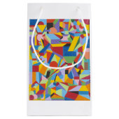 Cadeauzak met Leuke Heldere Kleuren en Vet Ontwerp Klein Cadeauzakje (Achterkant)