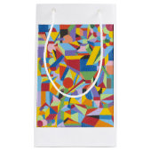 Cadeauzak met Leuke Heldere Kleuren en Vet Ontwerp Klein Cadeauzakje (Voorkant)