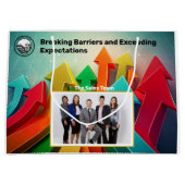 Cadeauzak voor relatiegeschenken (Sales Team) Groot Cadeauzakje (Voorkant)