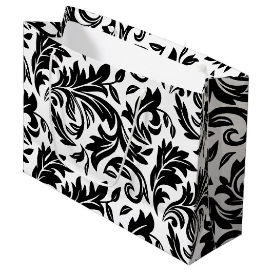 Cadeauzak Wit - P0358 Groot Cadeauzakje (Voorkant Gekanteld)