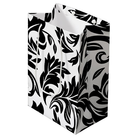 Cadeauzak Wit - P0358 Medium Cadeauzakje (Voorkant Gekanteld)