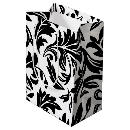 Cadeauzak Wit - P0358 Medium Cadeauzakje (Achterkant Gekanteld)