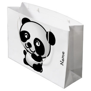 cadeauzakje. Panda. Large Cadeautasje
