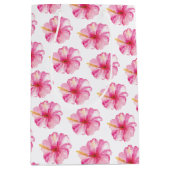 Cadeauzakjes Tropische Waterverf Hibiscus Flowers Medium Cadeauzakje (Voorkant)