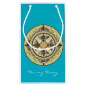 cadeazak voor bijenkast klein cadeauzakje (Achterkant)