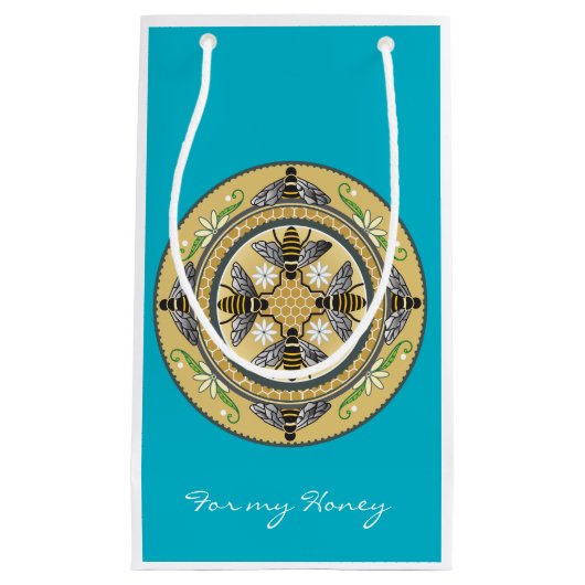 cadeazak voor bijenkast klein cadeauzakje (Voorkant)