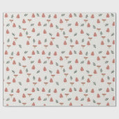 Cadecore deeg paddenstoel cadeaupapier (Vlak)