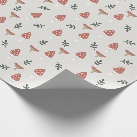 Cadecore deeg paddenstoel cadeaupapier (Hoek)