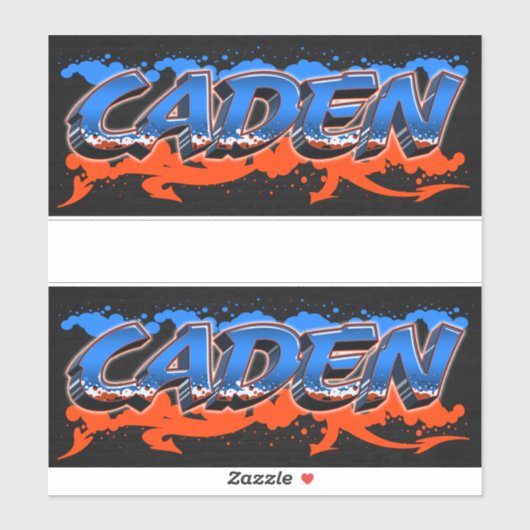 Caden Vorname Name Graffiti Aufkleber Sticker (Vel)