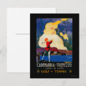 CadenabbiaTremezzo PosterEurope Briefkaart (Voorkant / Achterkant)