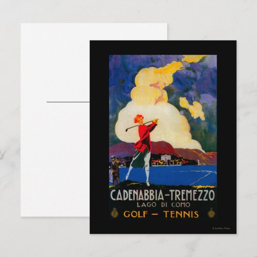 CadenabbiaTremezzo  PosterEurope Briefkaart (Voorkant / Achterkant)