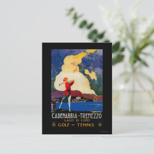 CadenabbiaTremezzo PosterEurope Briefkaart (Staand voorkant)